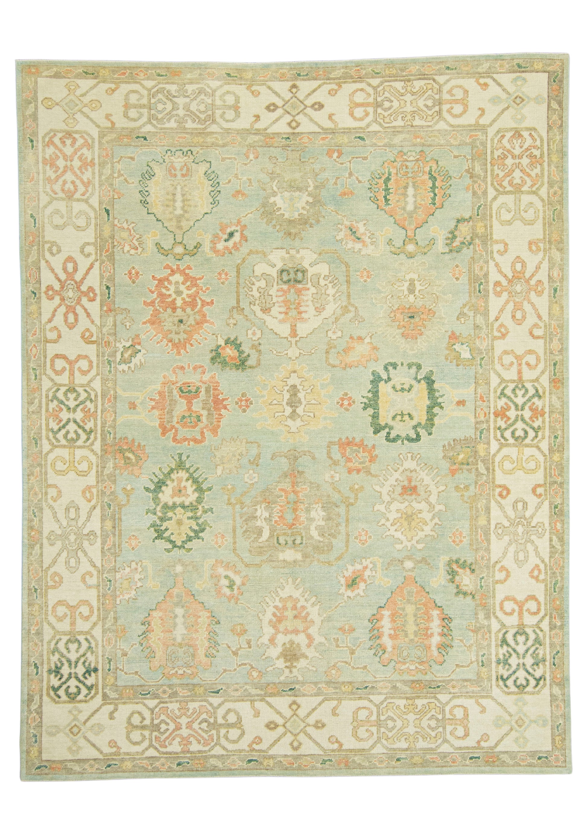 Turkish Oushak Rug 8'1" x 10'5" #22215