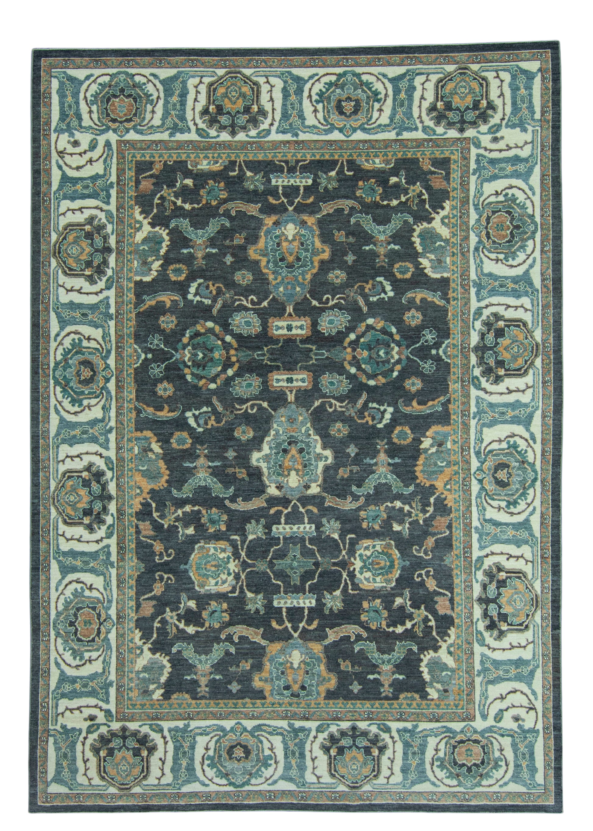 Turkish Oushak Antique Look Rug 9'3" x 13'2" #20061