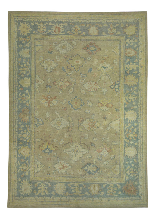 Turkish Oushak Rug 9'1" x 12'8" #18556
