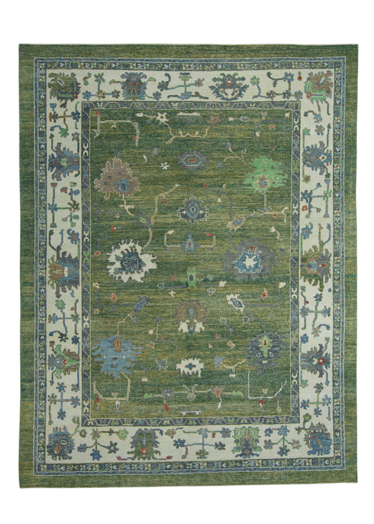 Turkish Oushak Rug 9'1" x 11'10" #18058