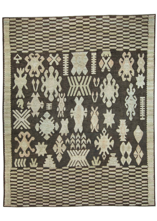 Turkish Kilim Oriental Handmade Flatweave 9'10" x 12'4" #18565