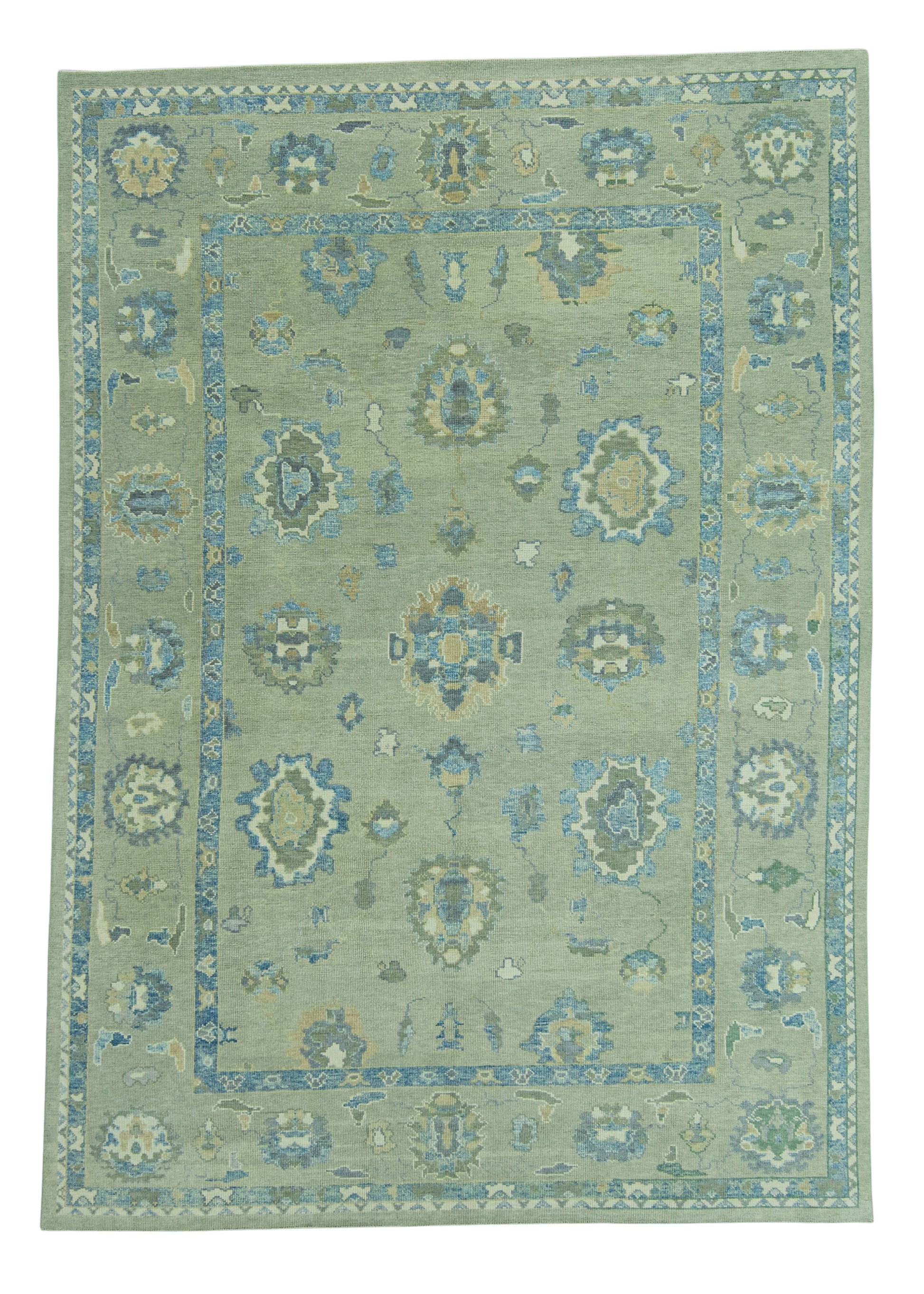Turkish Oushak Rug 8'7" x 12'2" #19031