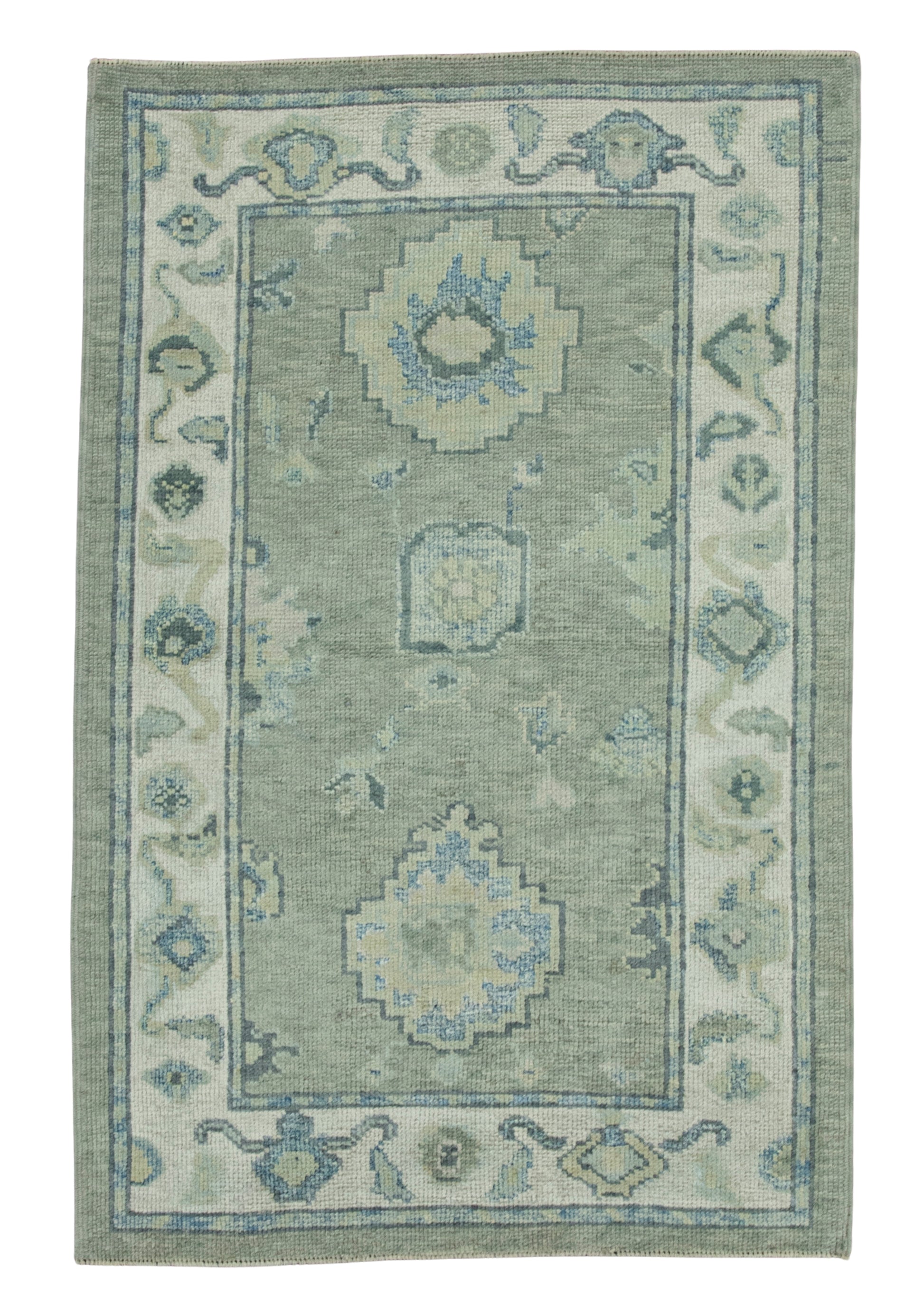 Turkish Oushak Rug 3'3"x 5' #19094