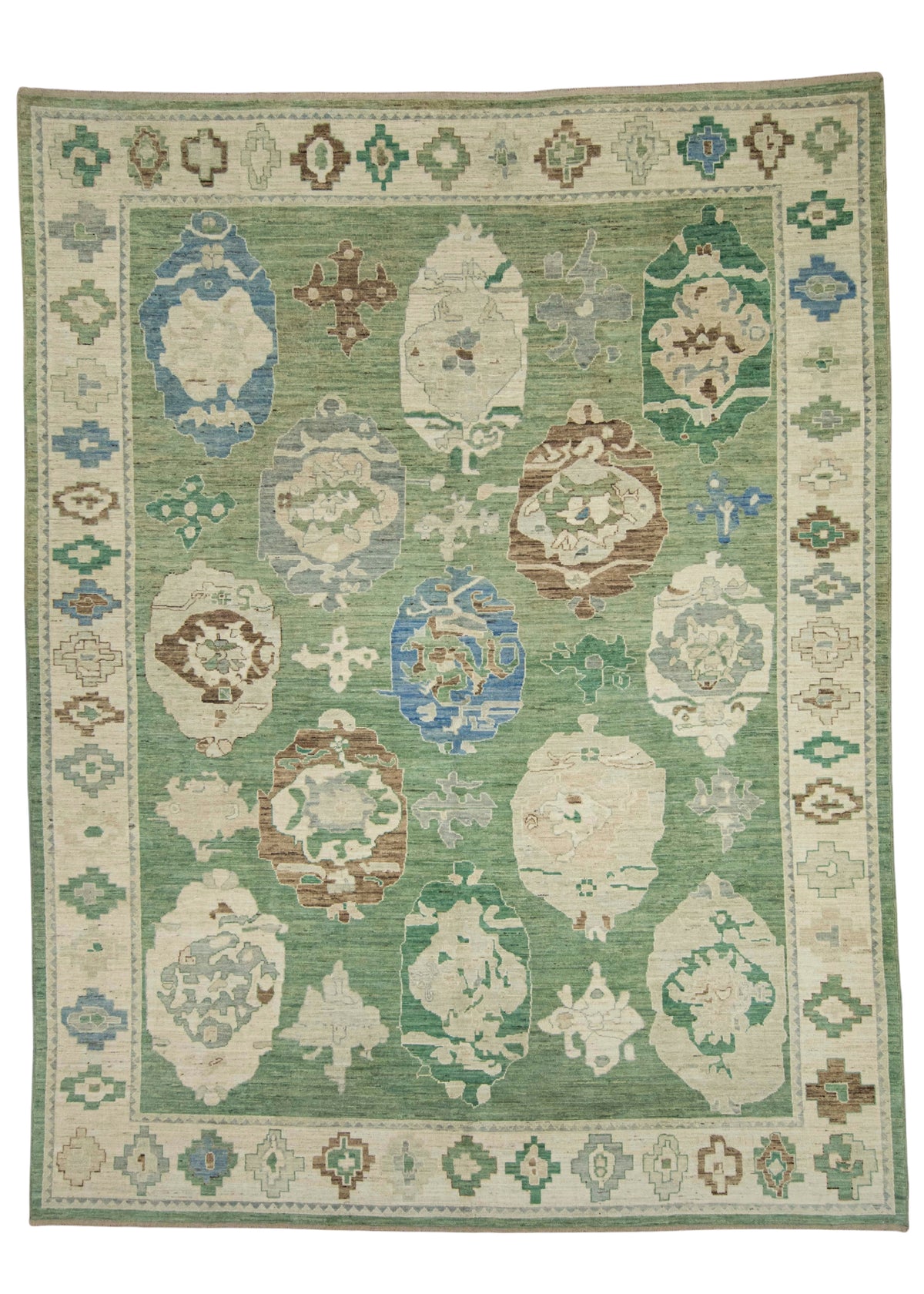 Turkish Oushak Rug 10'6" x 13'10" #24906