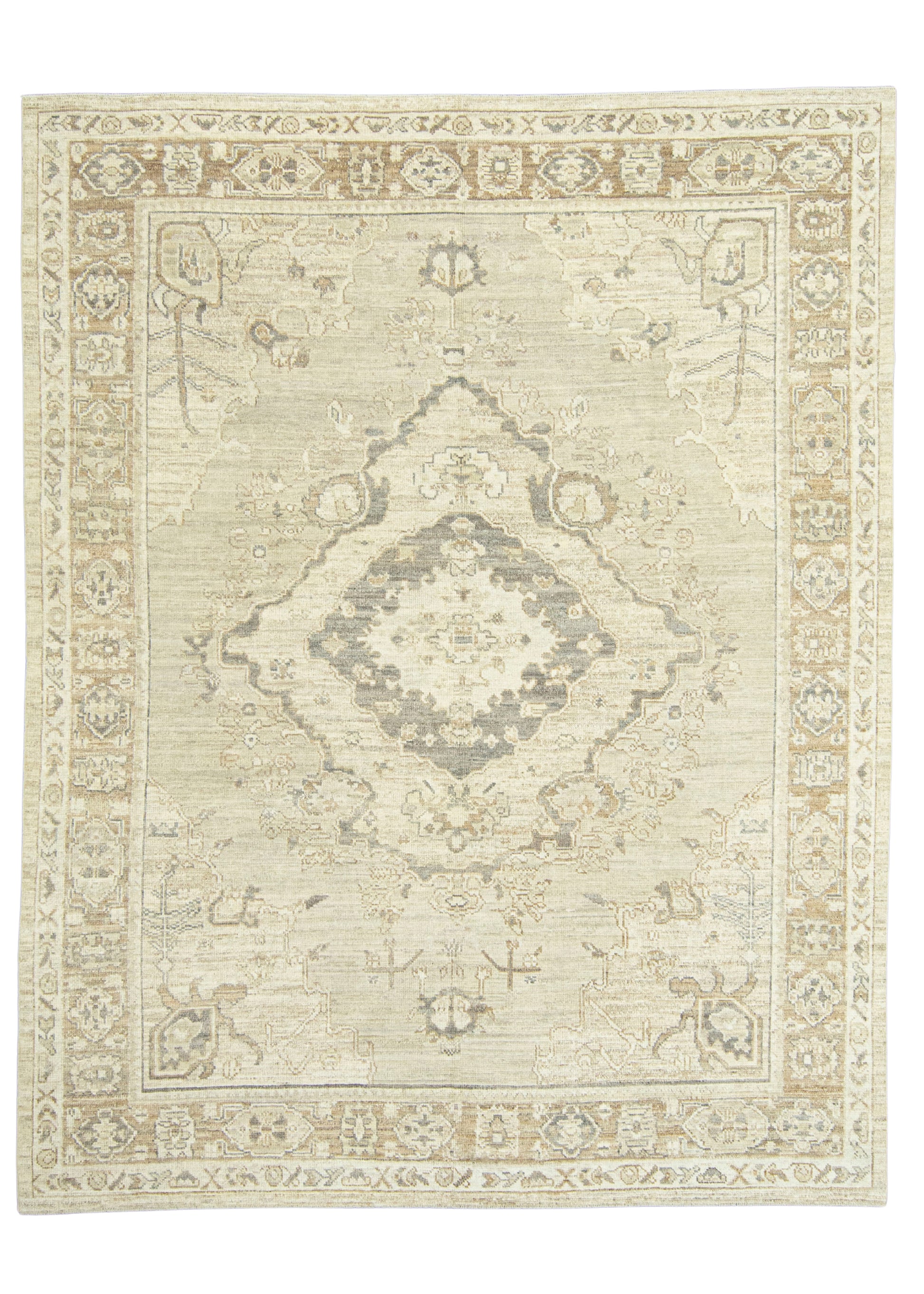 Turkish Oushak Rug 8'2" x 10'4" #23005
