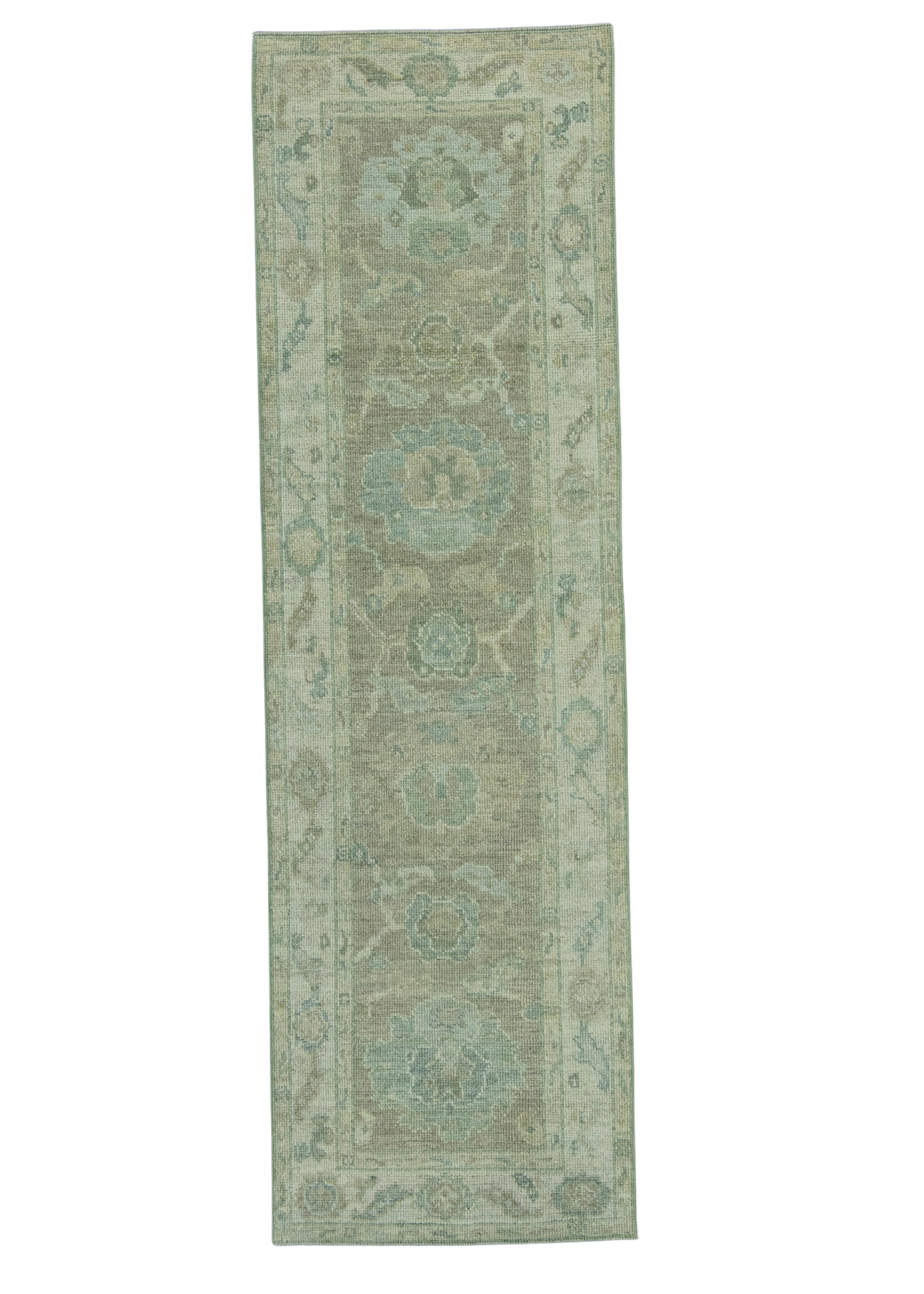 Turkish Oushak Rug 2'7" x 8'5" #19463