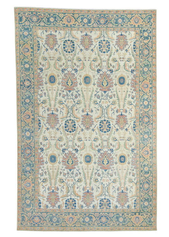Turkish Oushak Rug 6'2" x 9'9" #18644