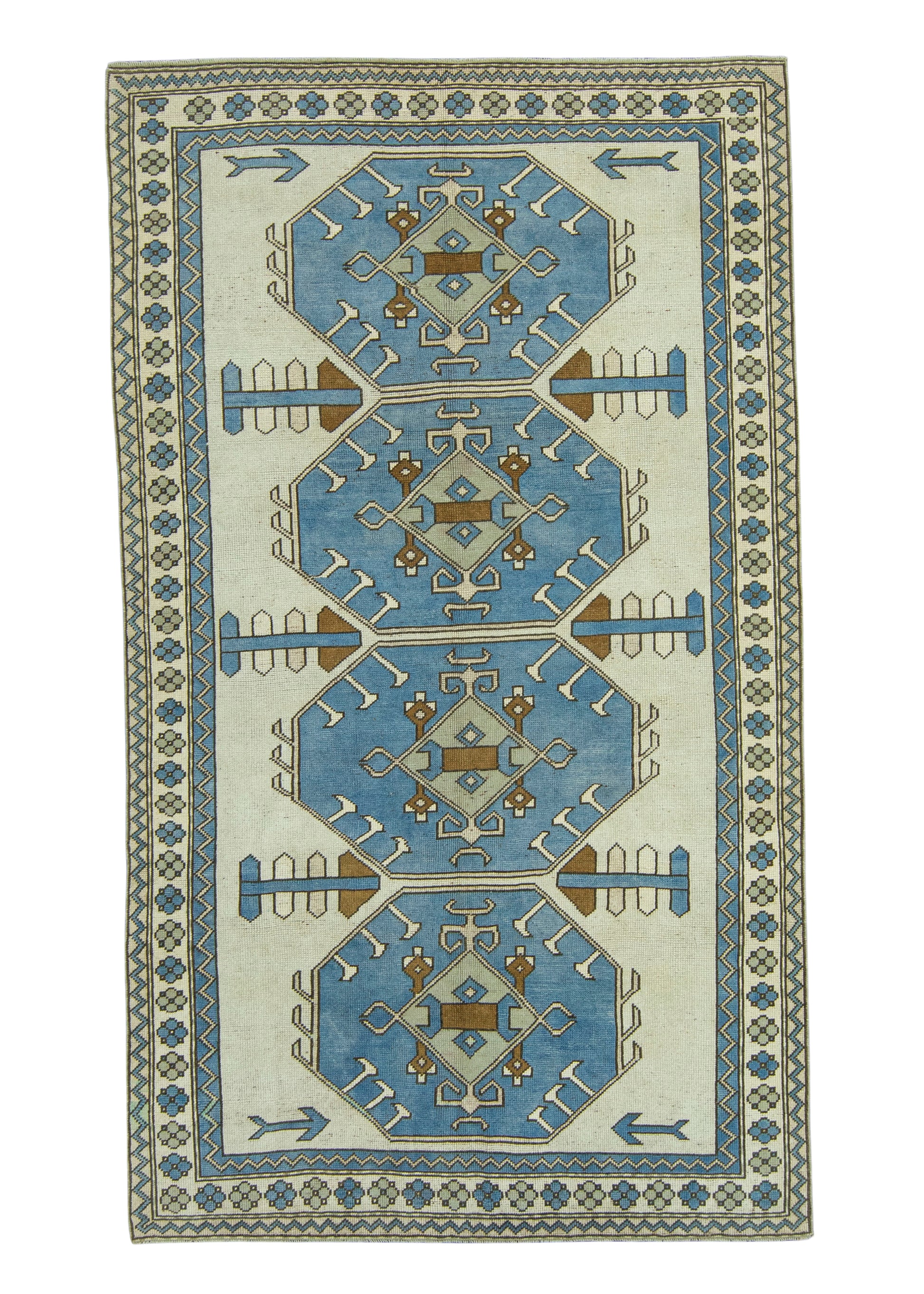 Turkish Vintage Rug 5'4" x 9'2" #20569