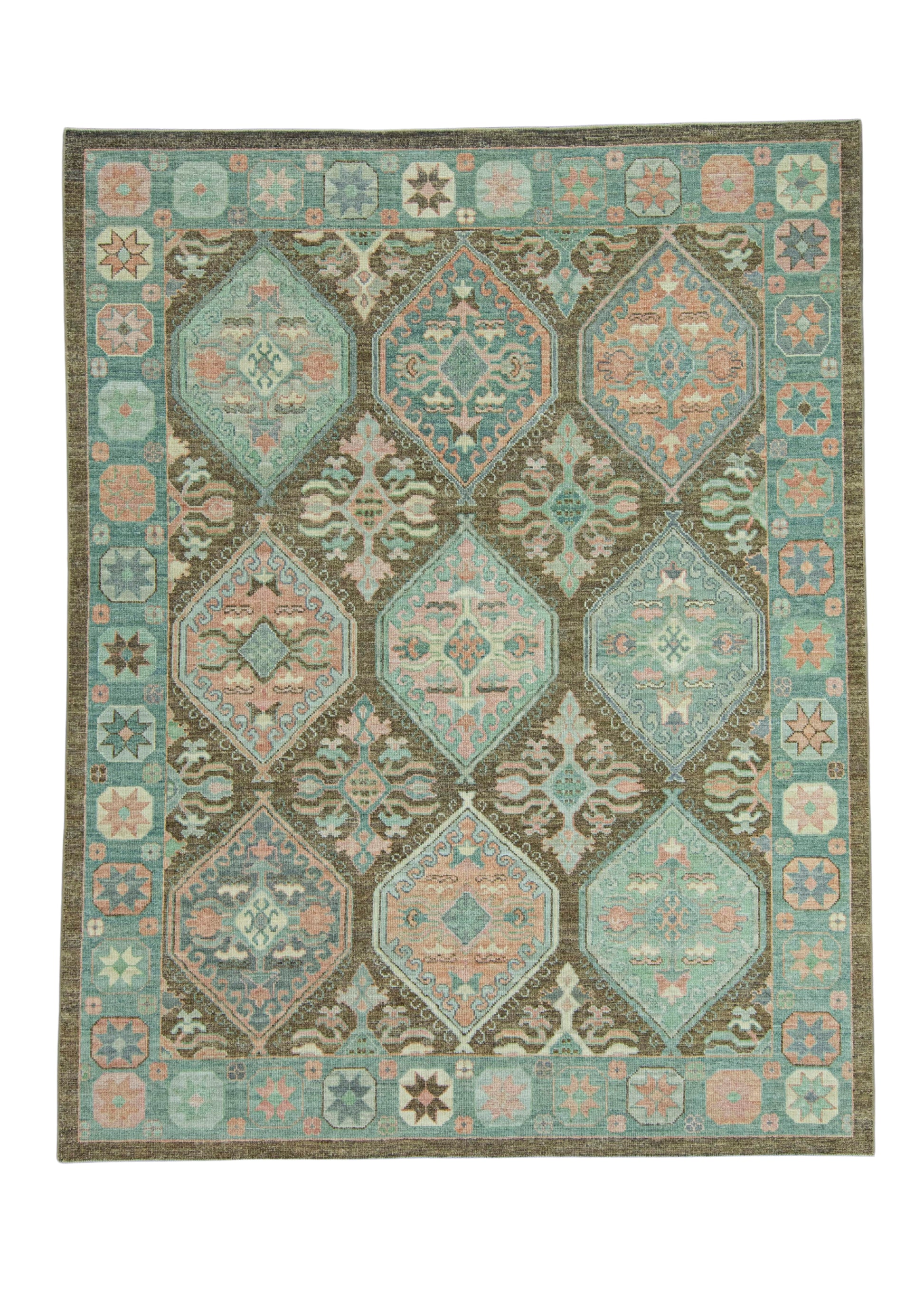 Turkish Oushak Rug 7'11" x 10'2" #20044