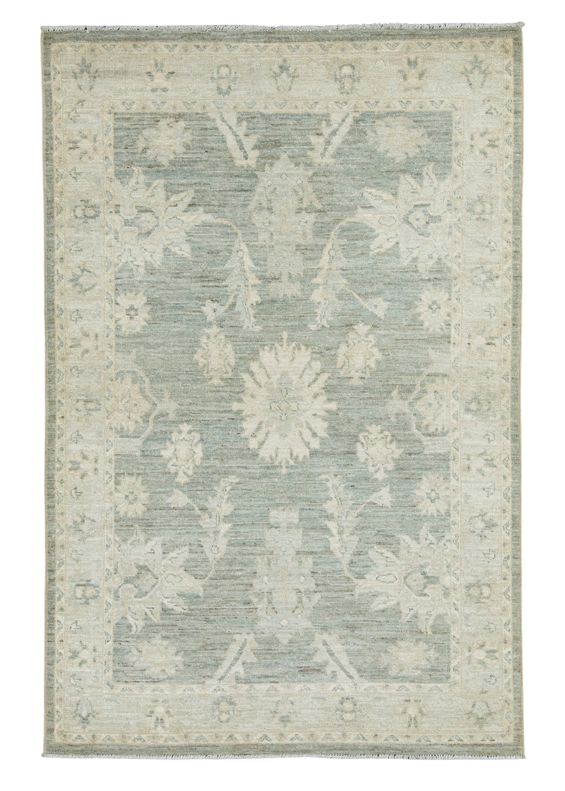 Oushak Rug 4'1" x 6'3" #22745