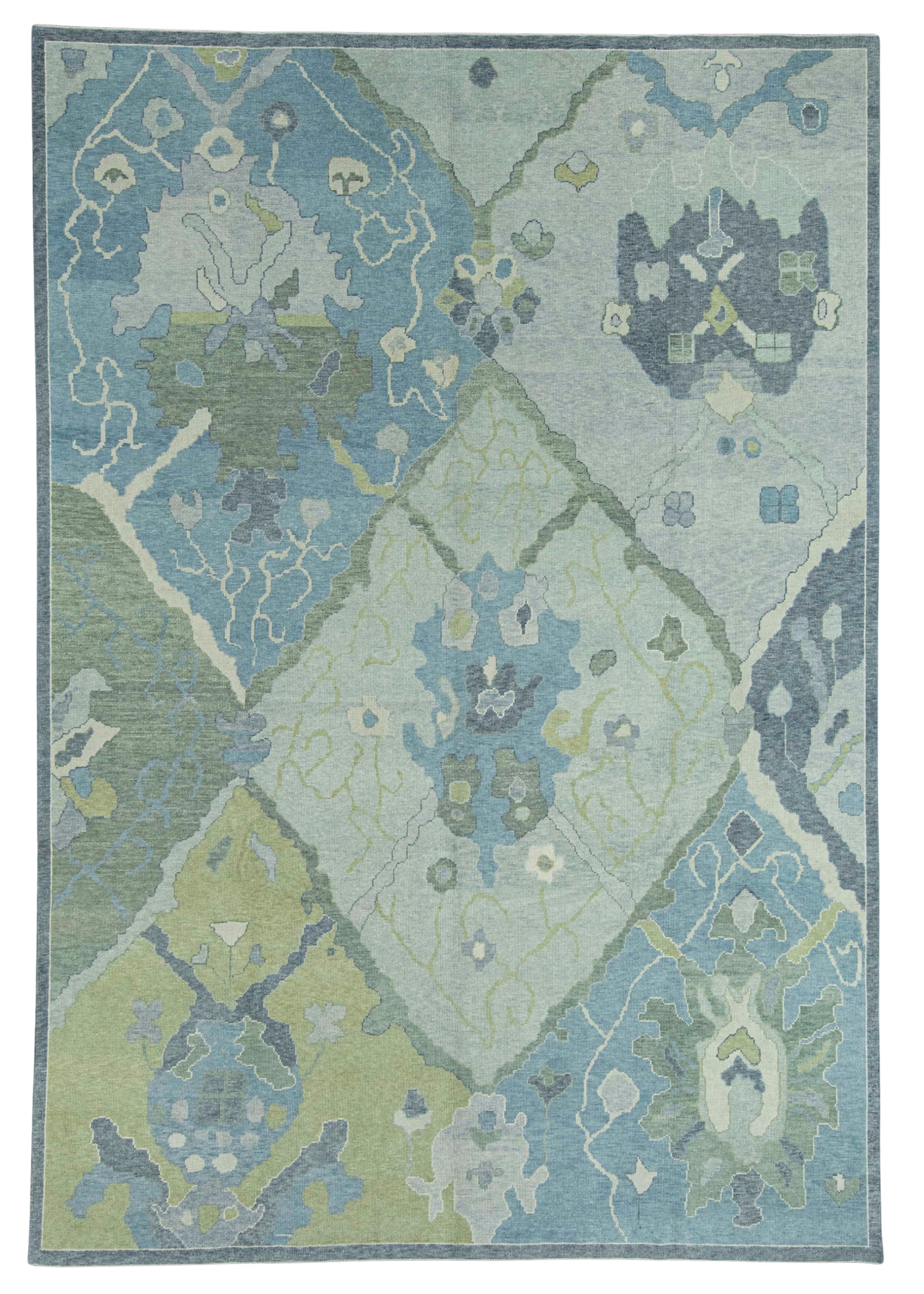 Turkish Oushak Rug 9'10" x 14'3" #19034