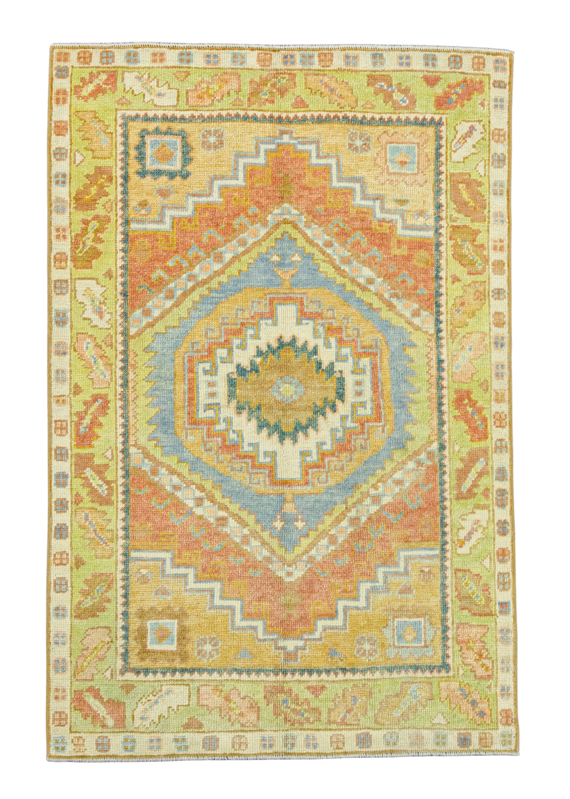 Turkish Oushak Rug 3'9" x 5'9" #19061