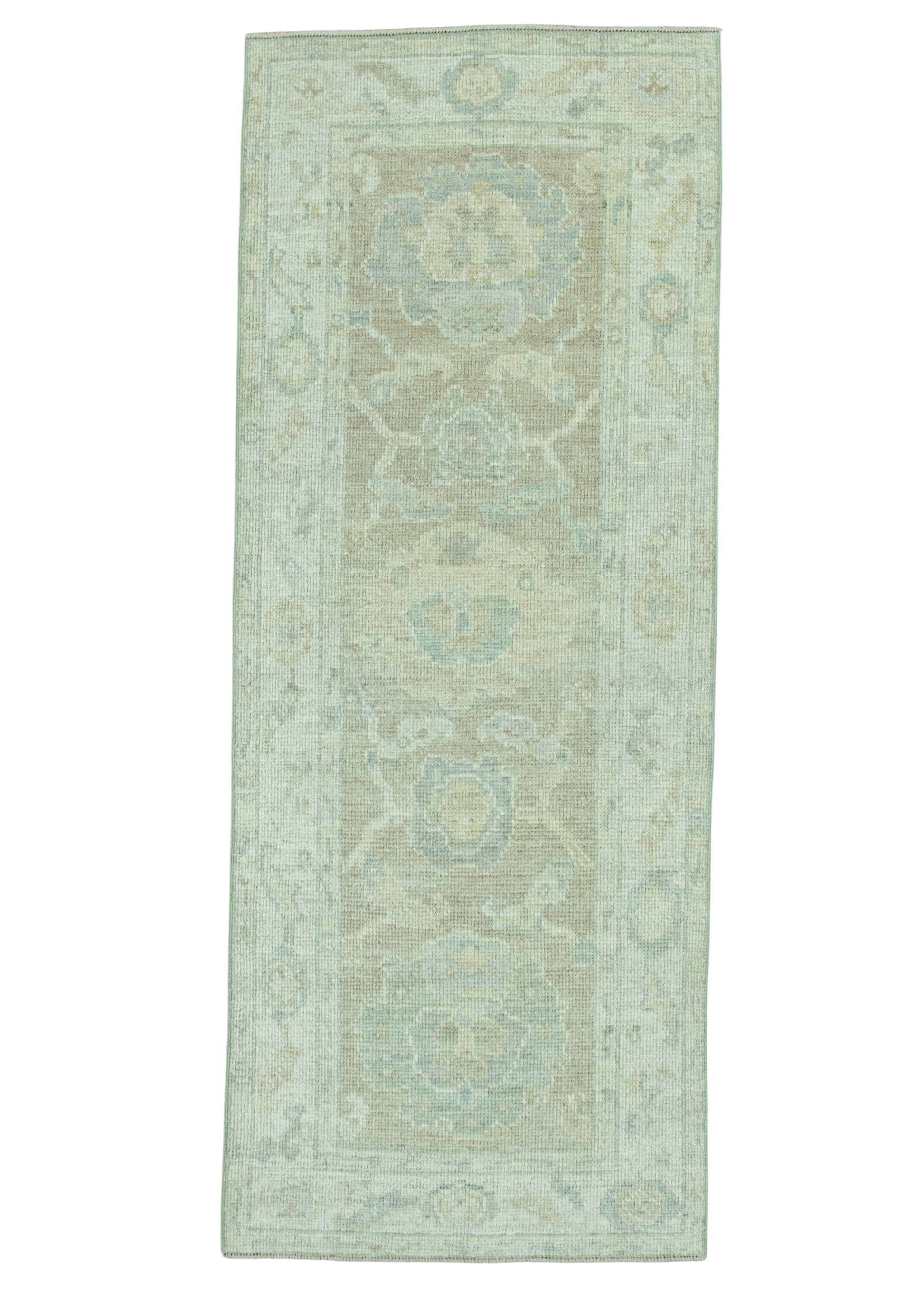 Turkish Oushak Rug 2'5" x 6'3" #19489