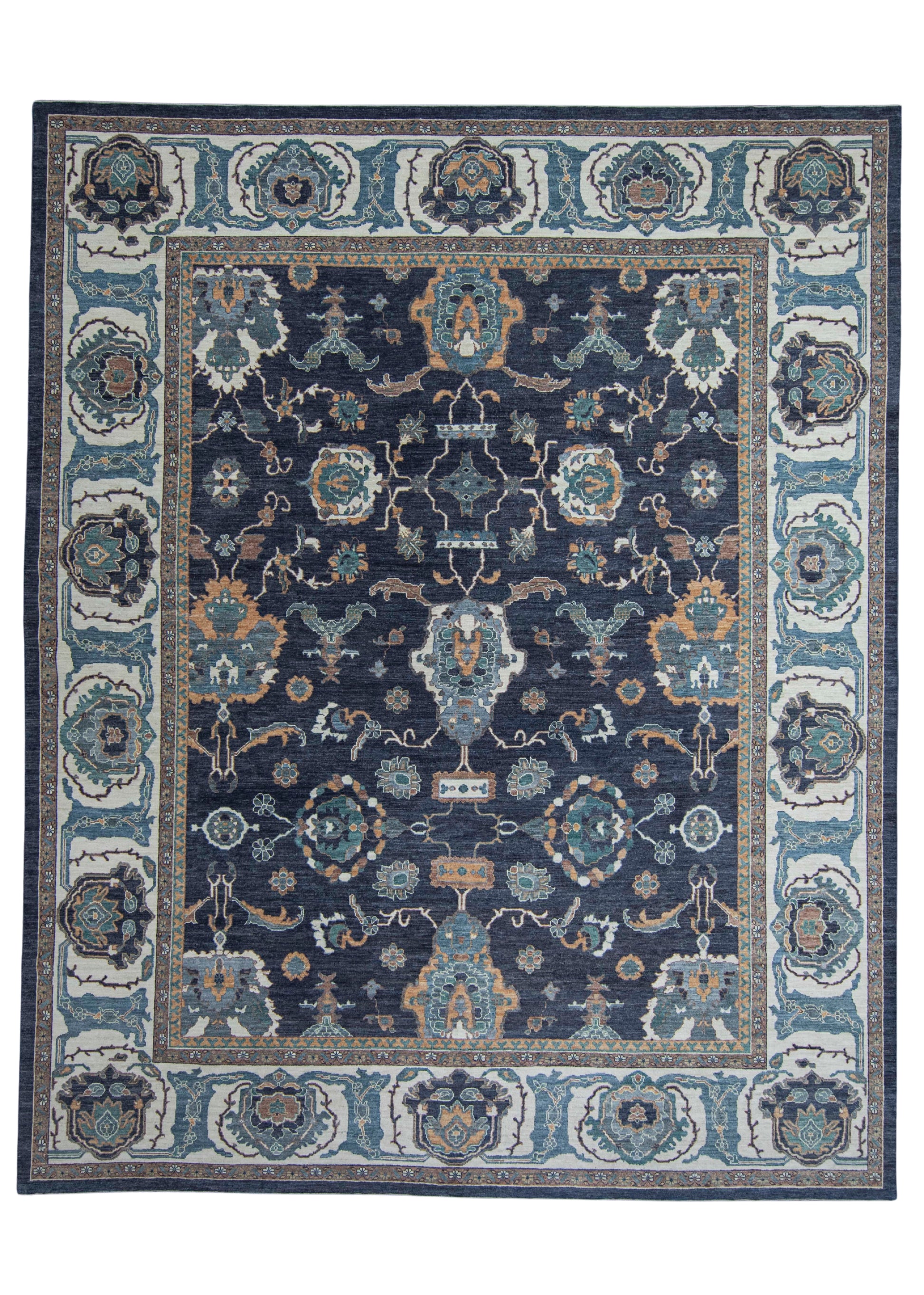 Turkish Oushak Antique Look Rug 12'4" x 15'4" #20321