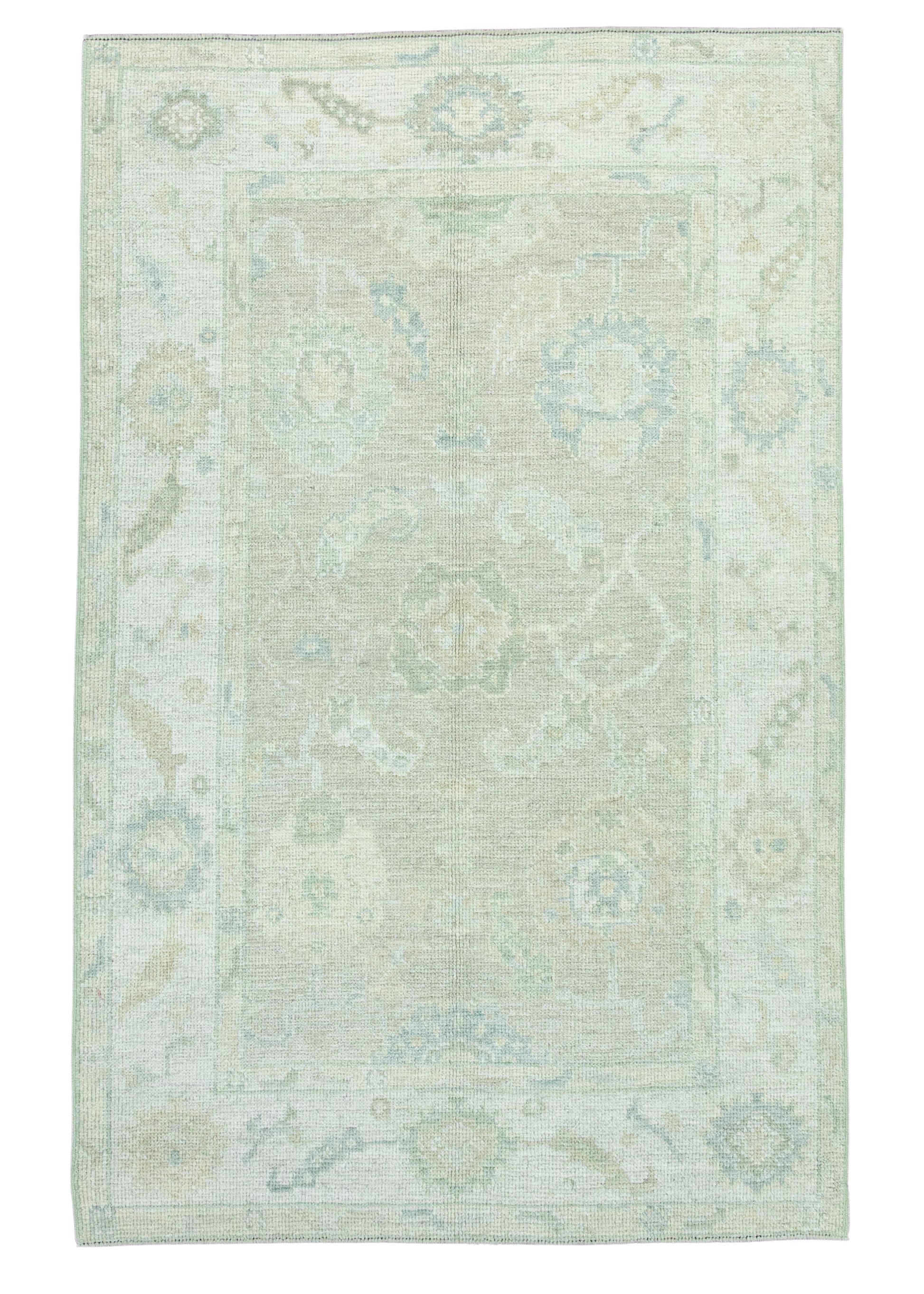 Turkish Oushak Rug 3'11" x 6'2" #19404
