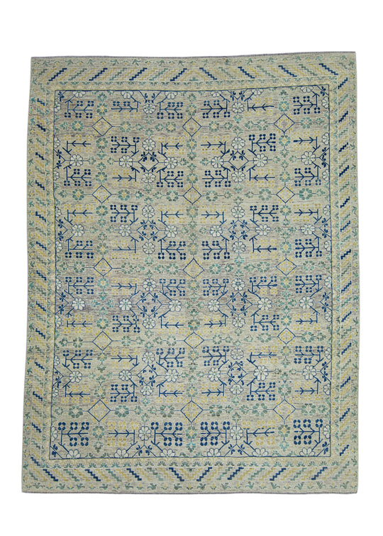 Handwoven Oushak Rug 9'1" x 12' #17507