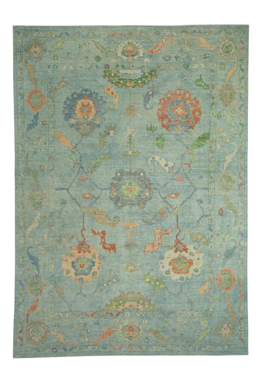 Turkish Oushak Rug 8'10" x 12'5" #18057