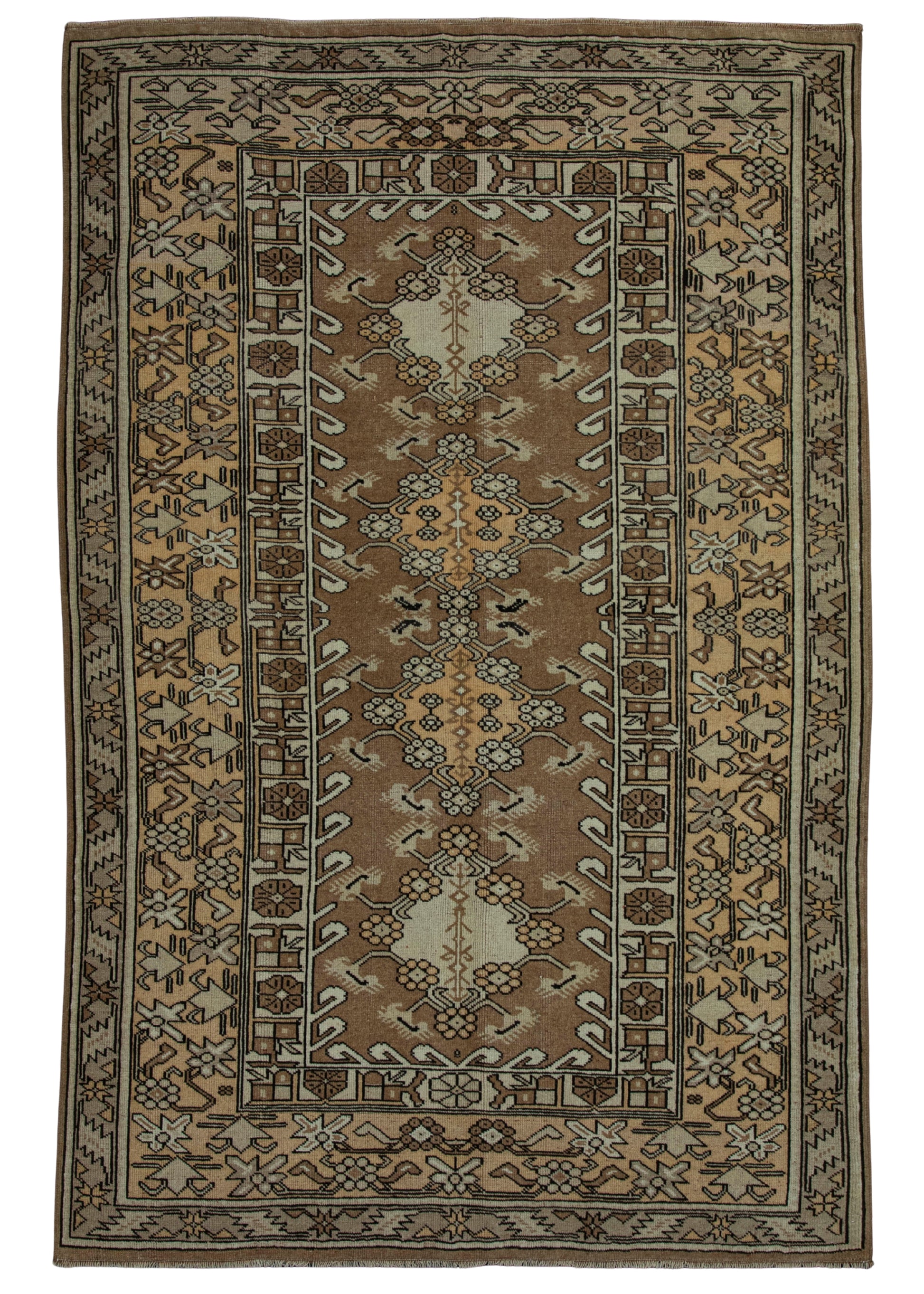 Turkish Vintage Rug 5'1" x 7'10" #20553