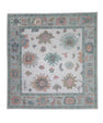 Square Turkish Oushak Rug 11'10" x 12'7" #17300