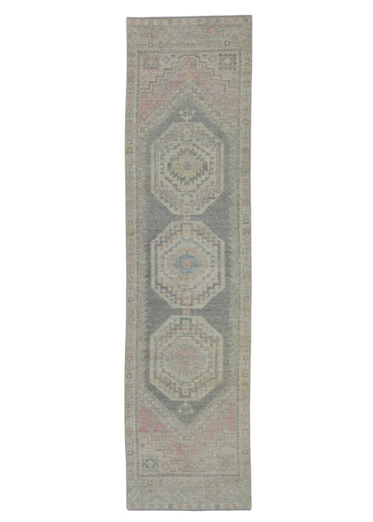 Turkish Oushak Rug 2'10" x 11' #19418