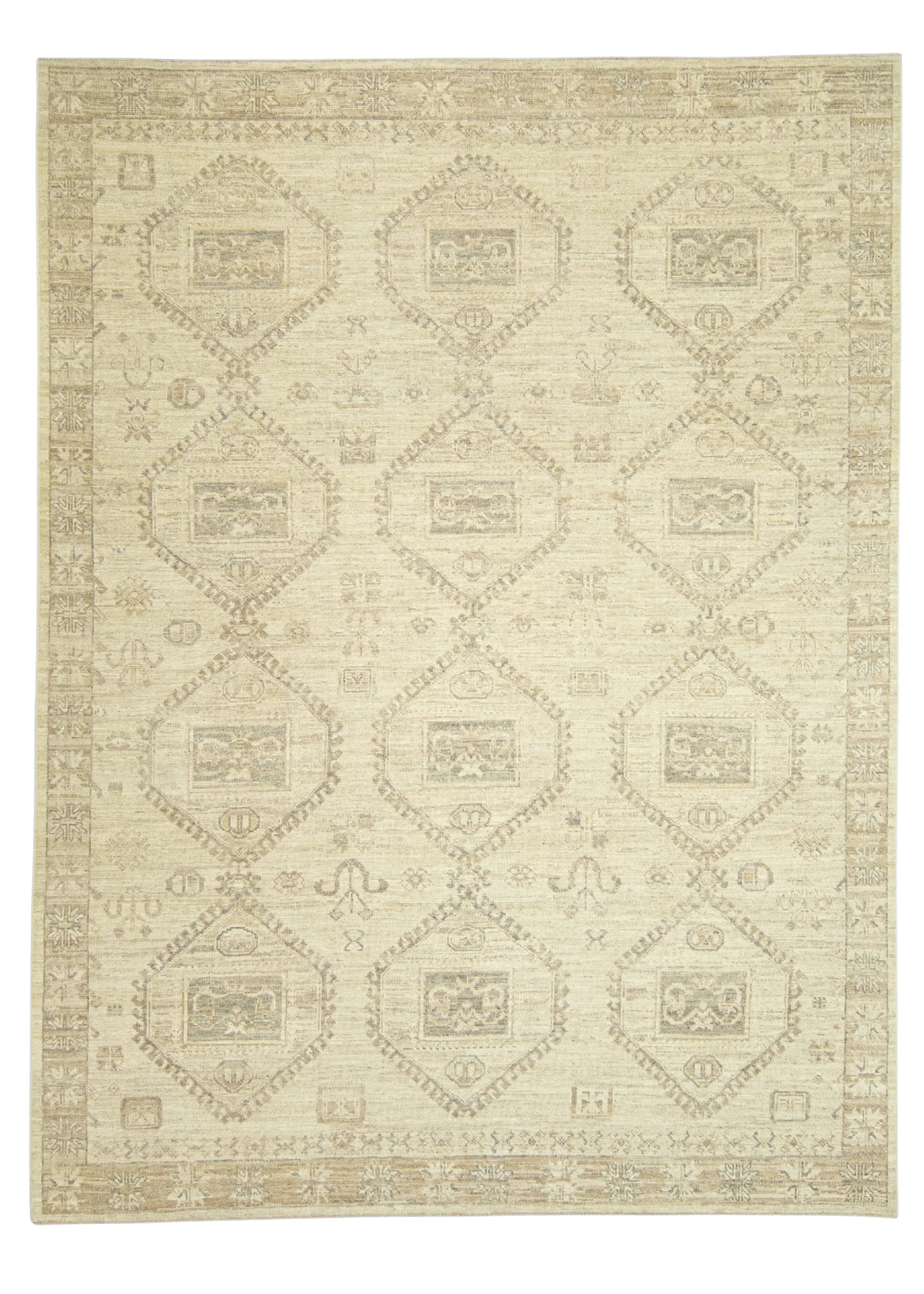 Turkish Oushak Rug 9'3" x 12'4" #23021