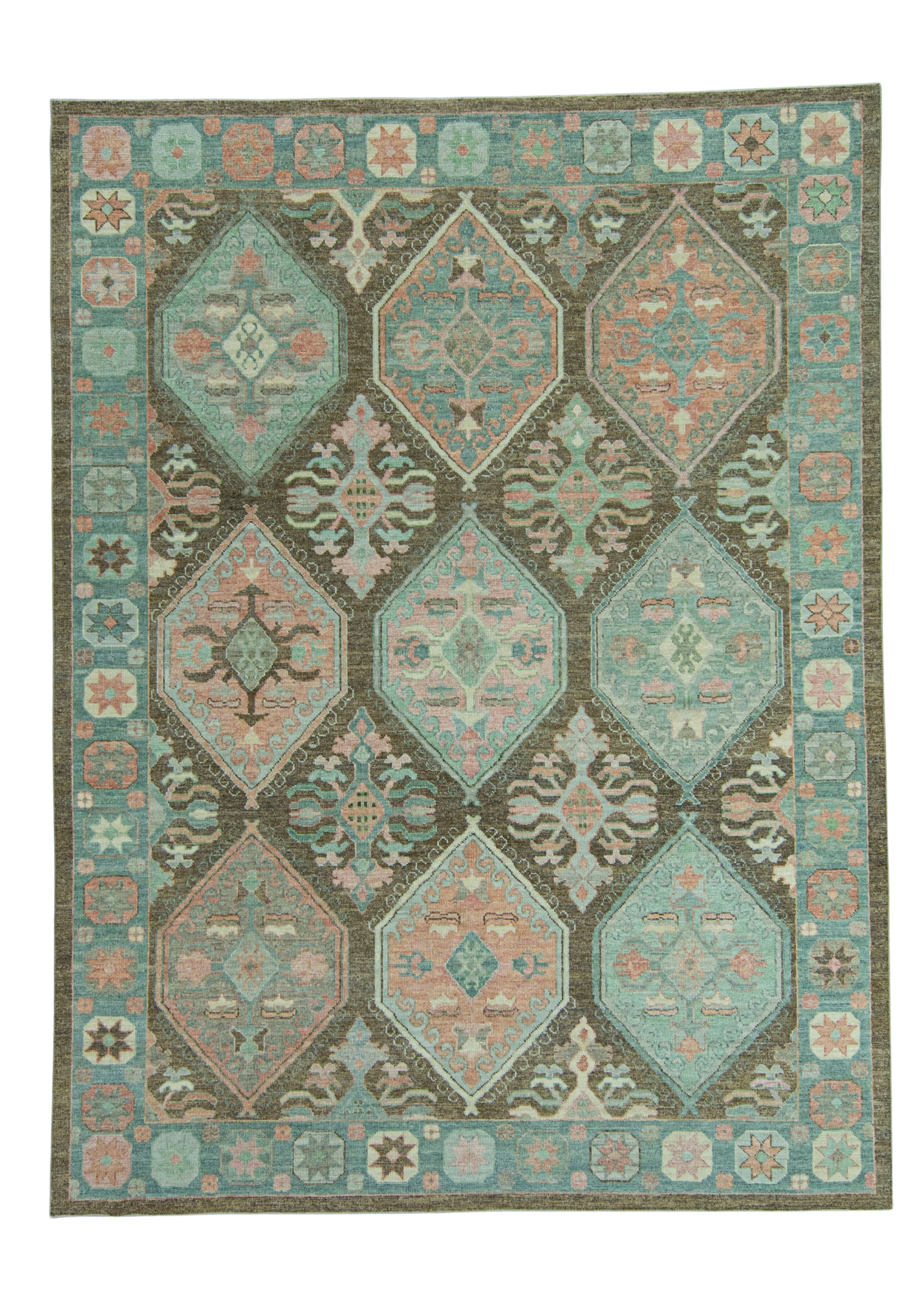 Turkish Oushak Rug 9'3" x 12'5" #20045