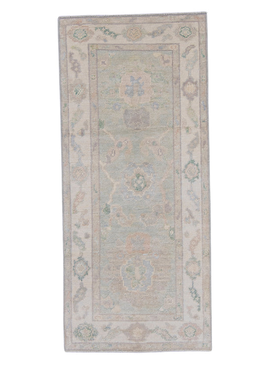 Turkish Oushak Rug 2'3" x 5'1" #16601