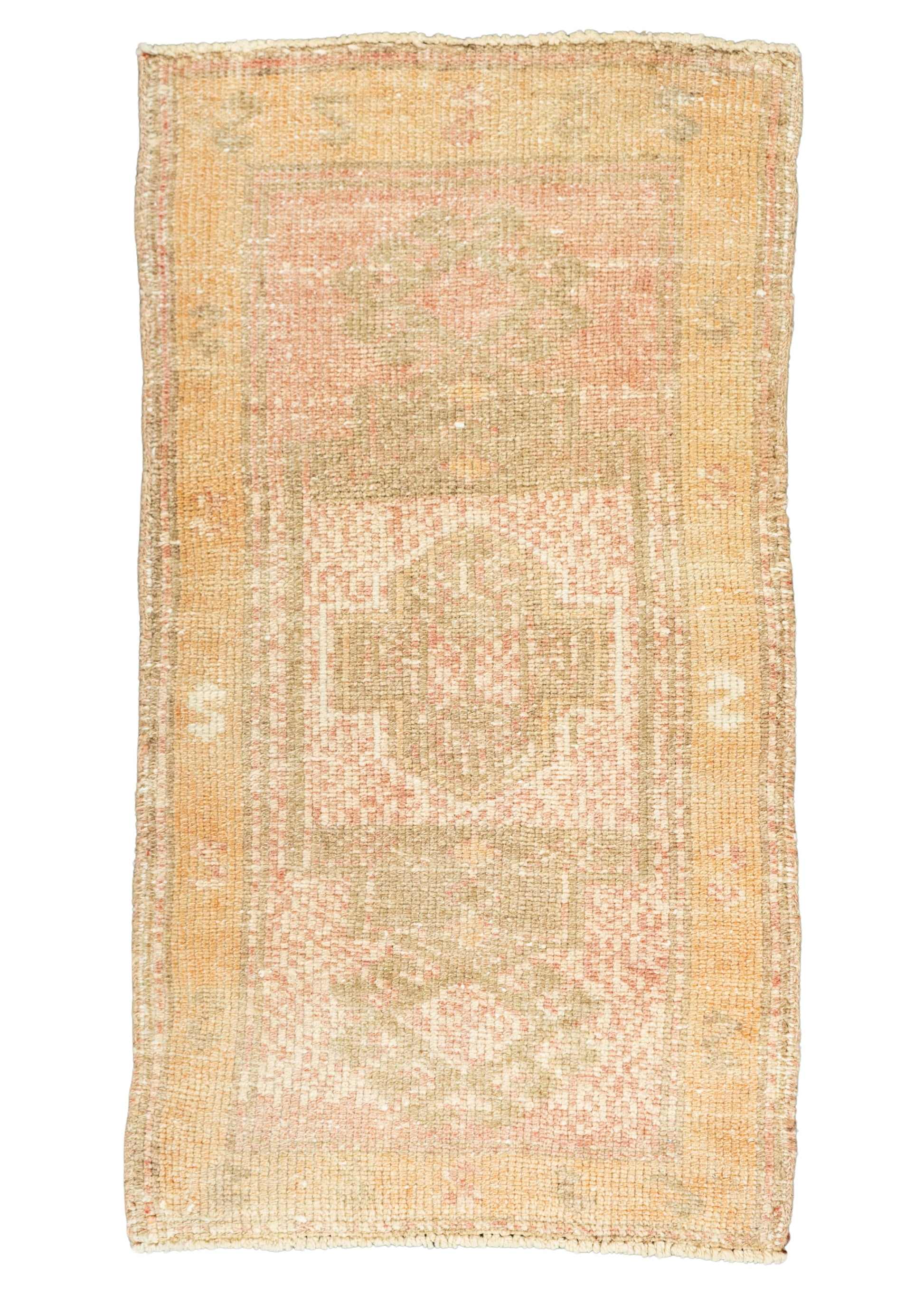 Turkish Mini Rug Oriental Hand Knotted Vintage Rug 1'8" x 2'11" #21265
