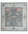 Turkish  Oushak Square Rug 11'10" x 12'7" #20319