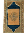 Turkish Mini Rug Oriental Hand Knotted Vintage Rug 1'6" x 2'9" #21276