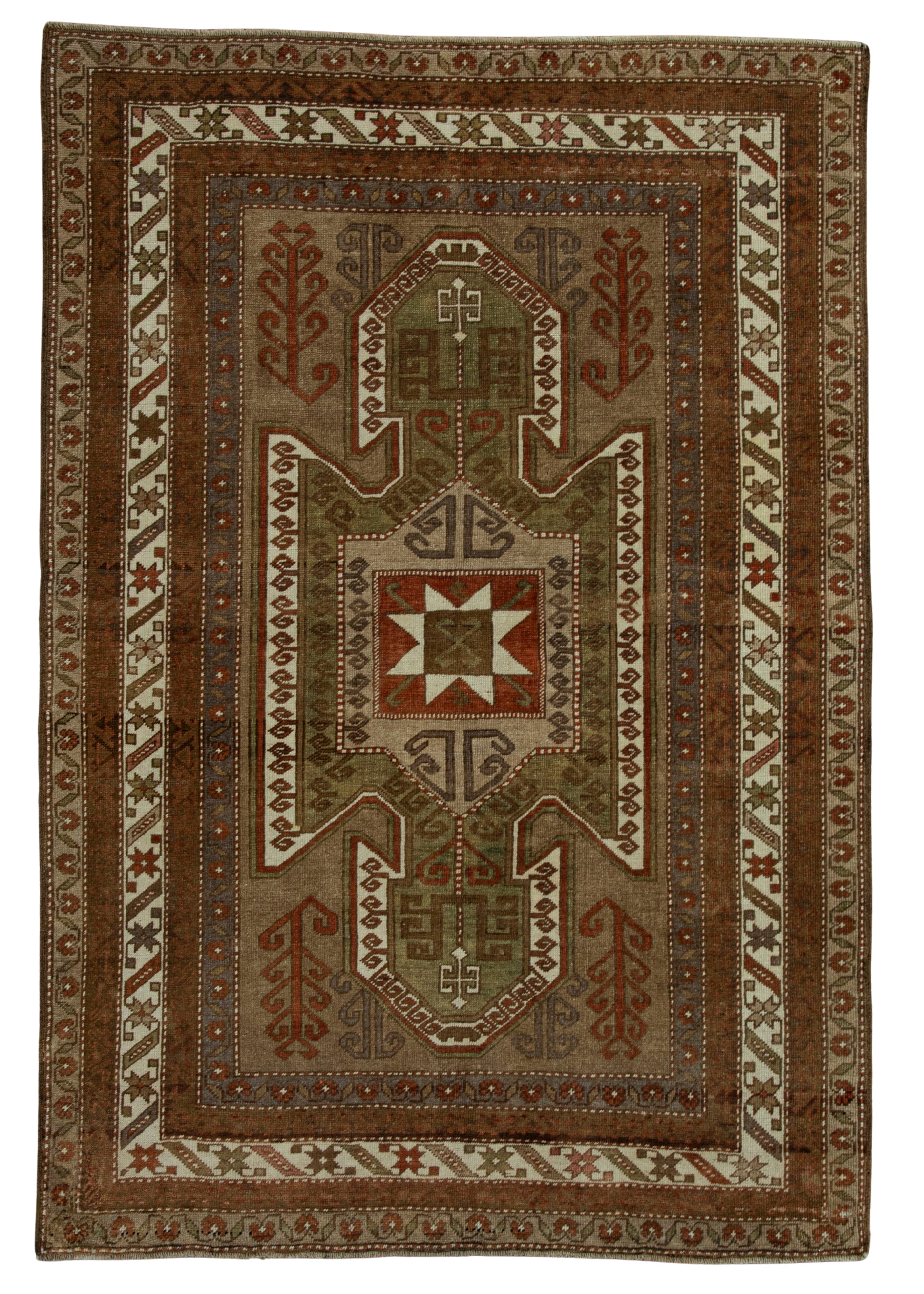 Turkish Vintage Rug 4'10" x 7'2" #20552
