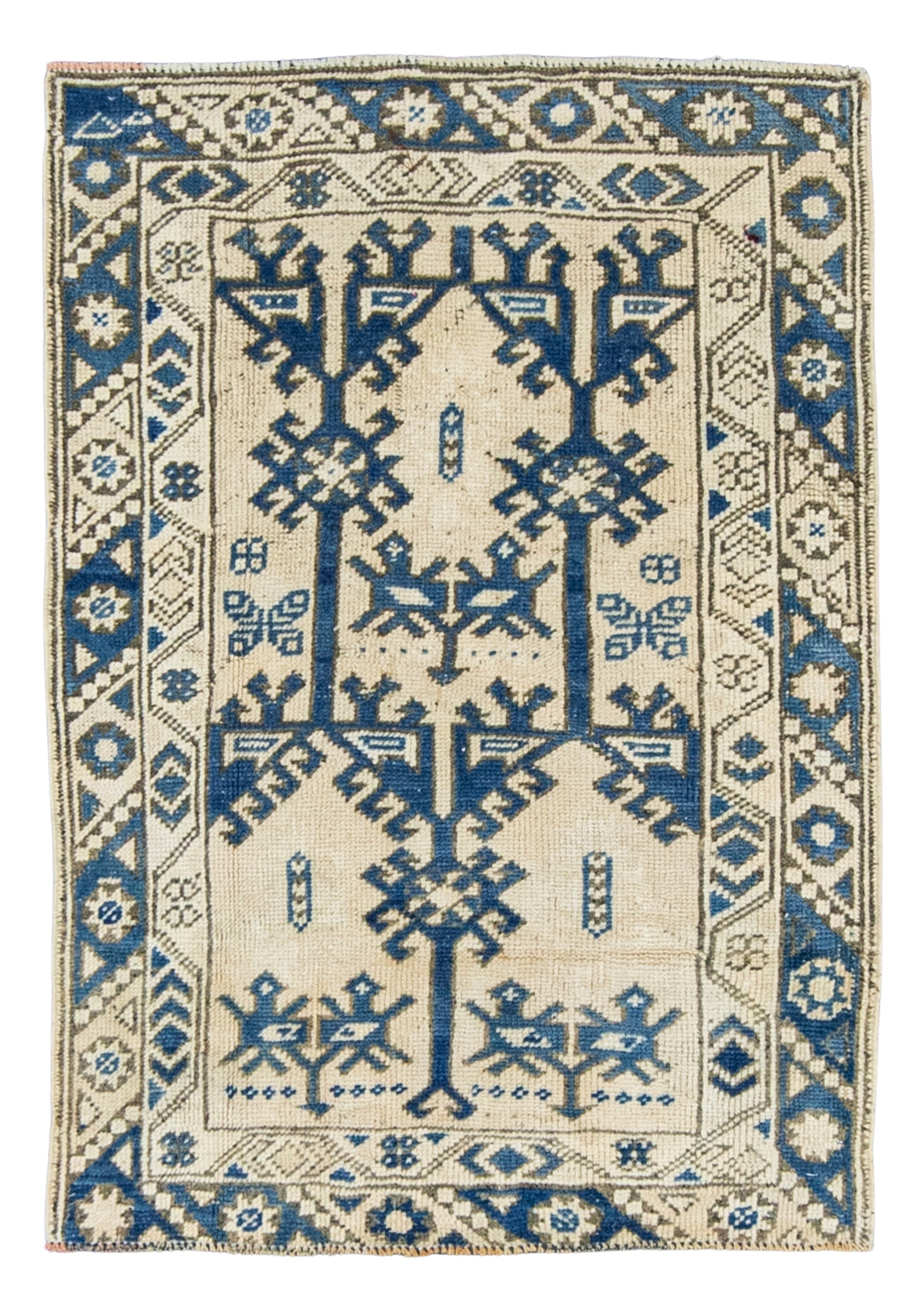 Turkish Vintage Rug  2'4" x 3'3" #21312