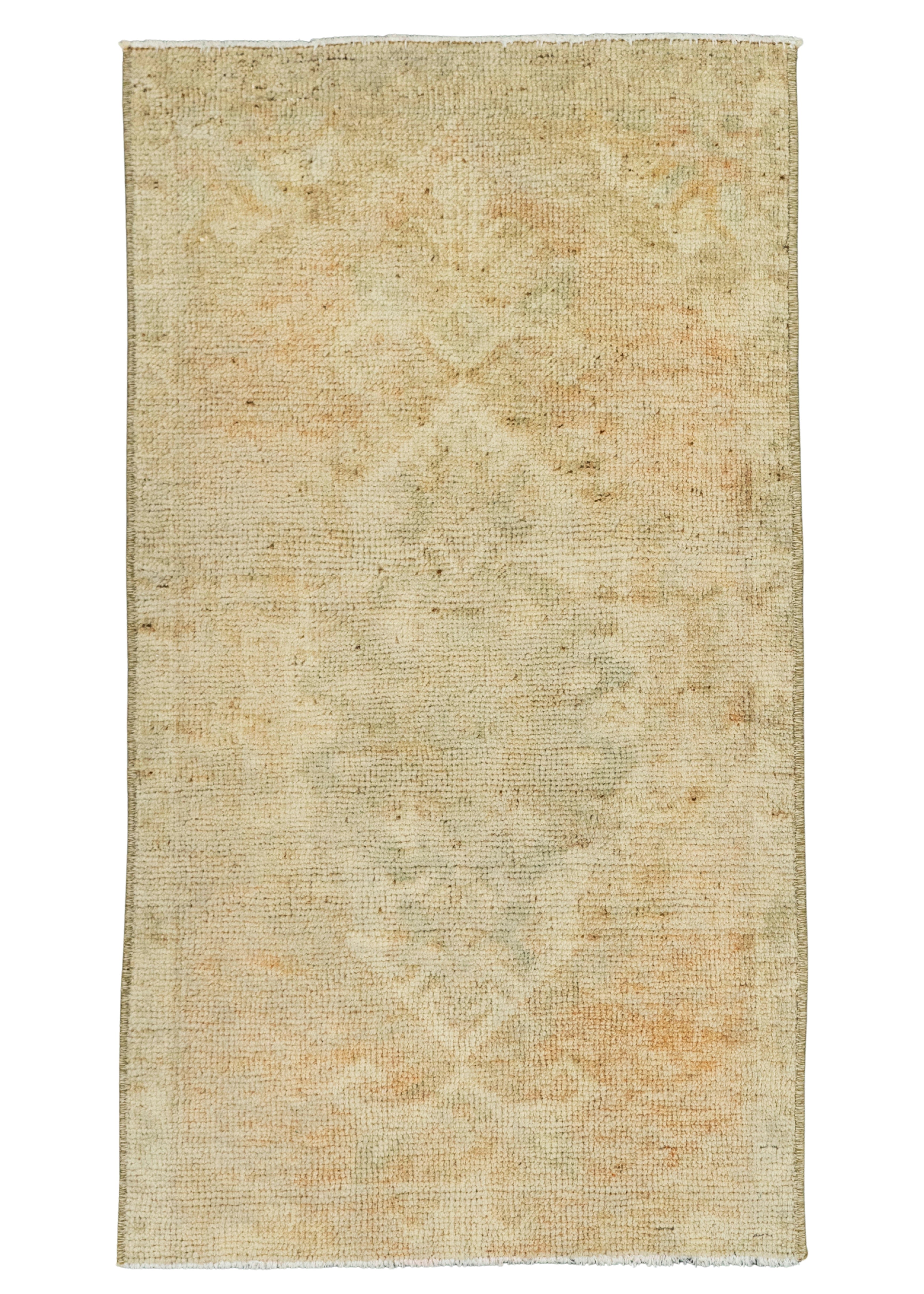 Turkish Mini Rug Oriental Hand Knotted Vintage Rug 1'6