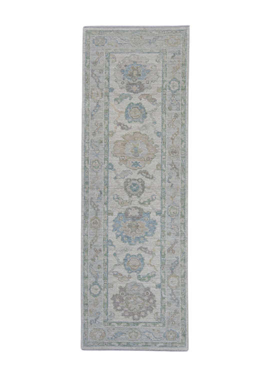 Turkish Oushak Runner Rug 2'9" x 8'1" #16349