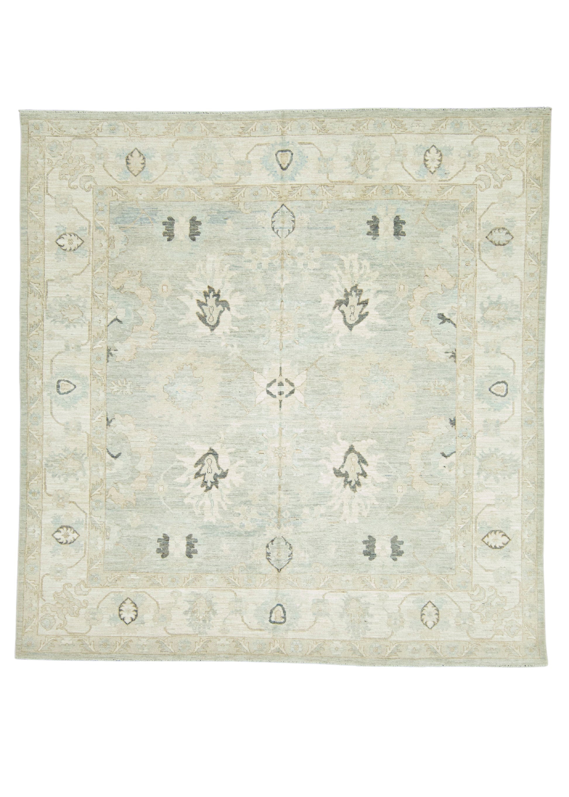 Oushak Square Rug 8'11" x 9'4" #22687