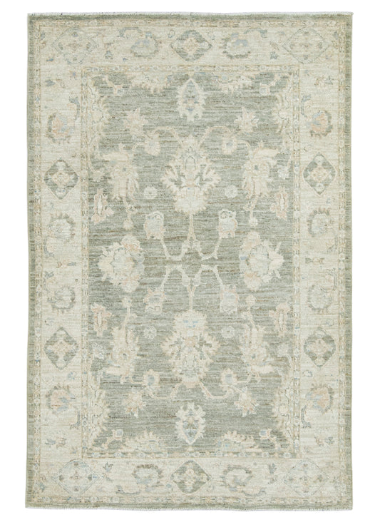 Turkish Oushak Rug 3'9" x 5'9" #22748
