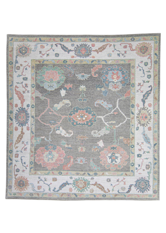 Turkish Oushak Rug 9'11" x 10'7" #17337