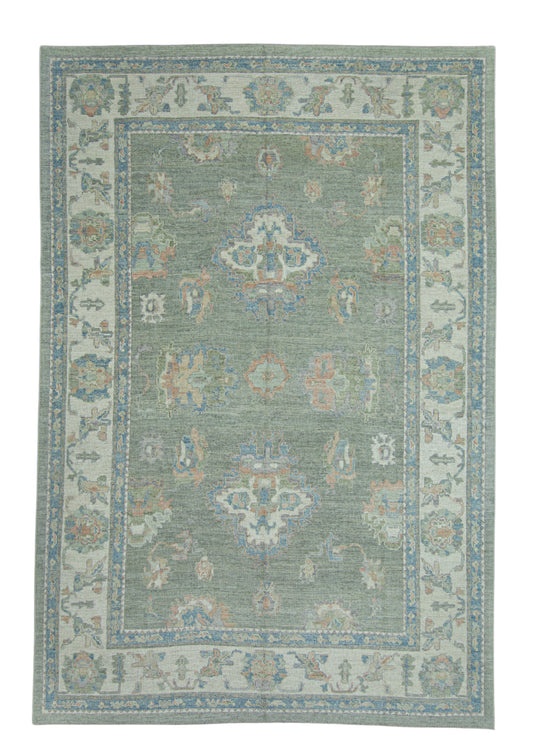 Turkish Oushak Rug 9'6" x 14' #17845