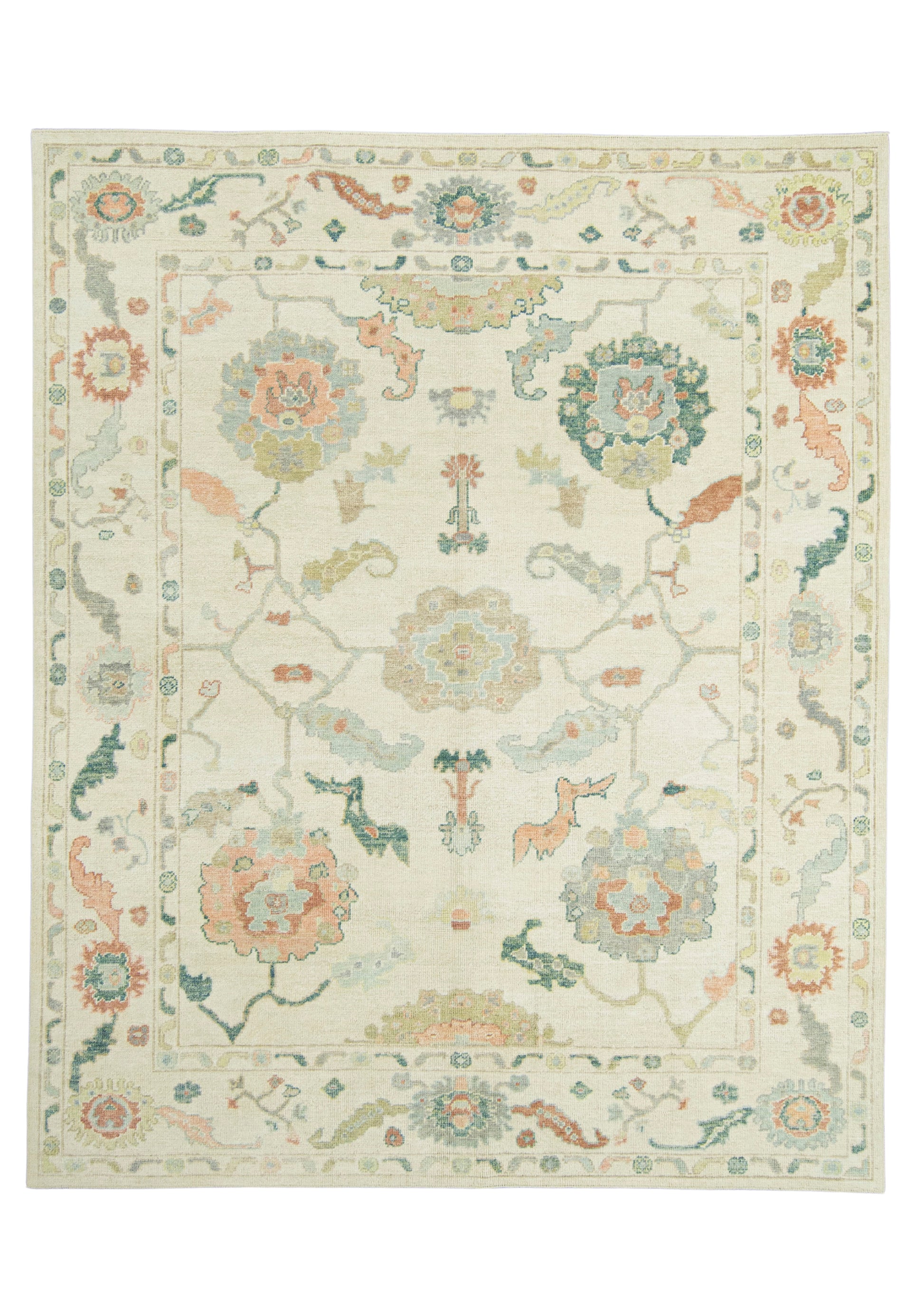 Turkish Oushak Rug 8' x 9'10" #22201