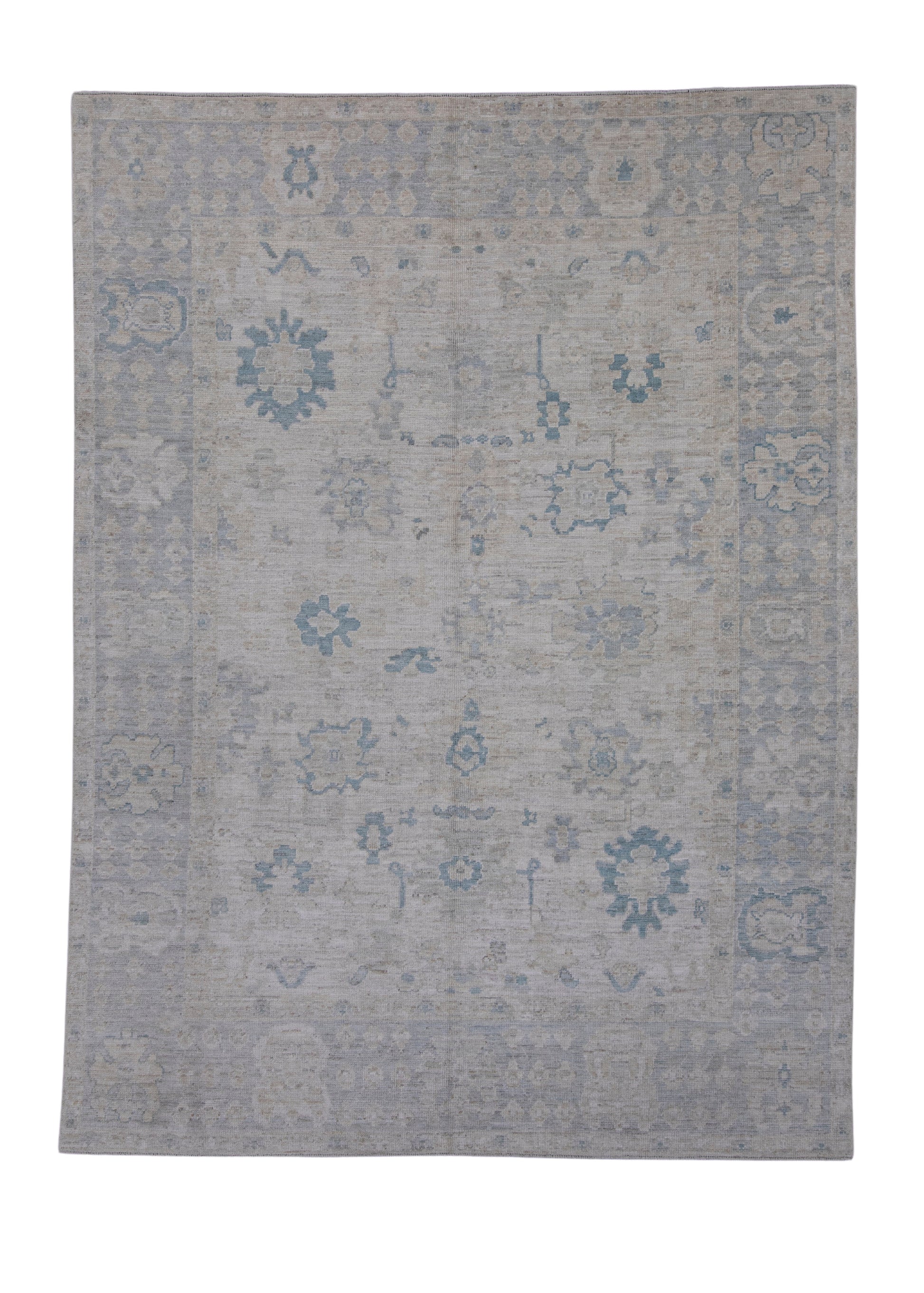 Turkish Oushak Rug 7'4" x 9'10" #16851