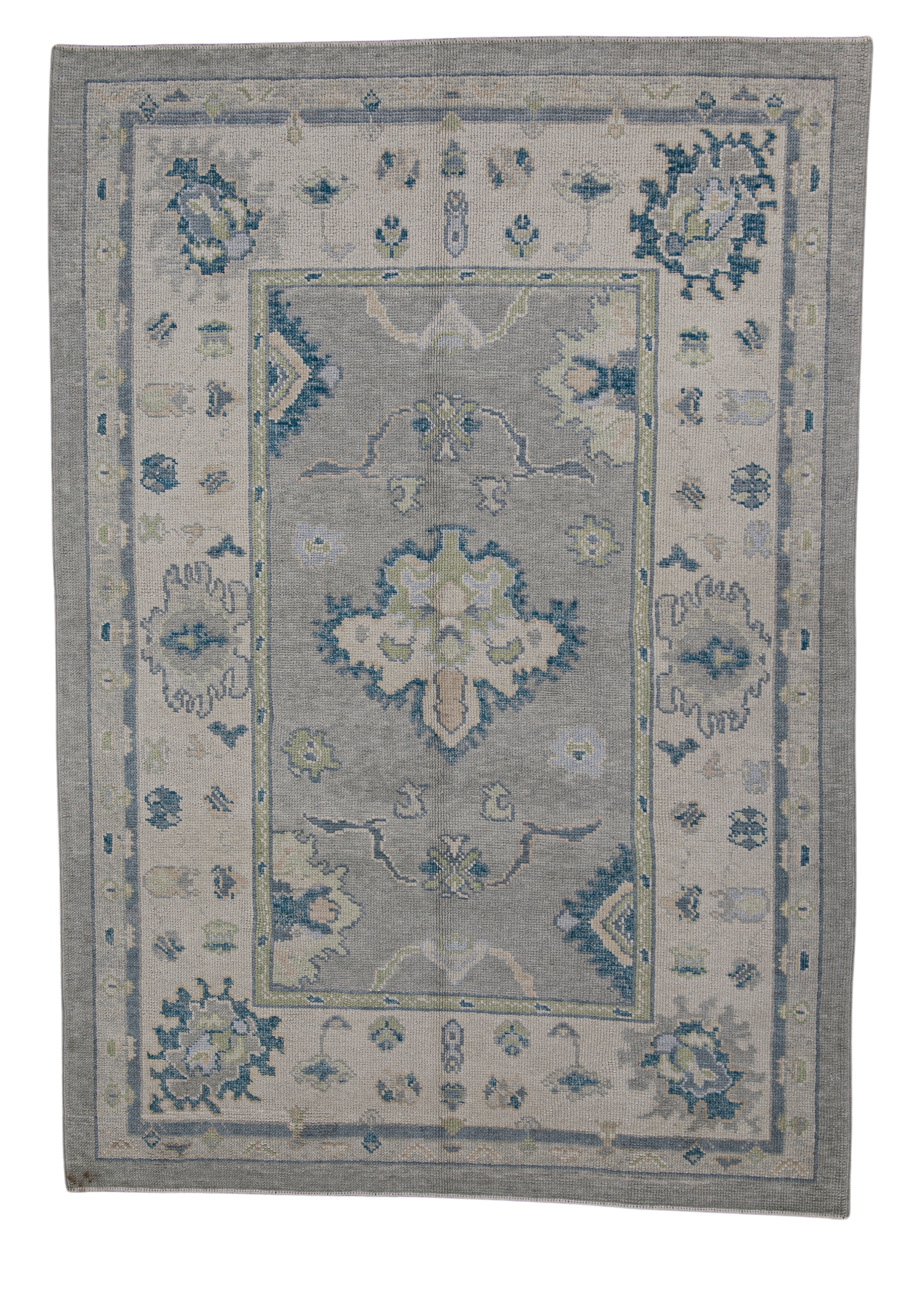 Turkish Oushak Rug 5'2" x 7'5" #12152