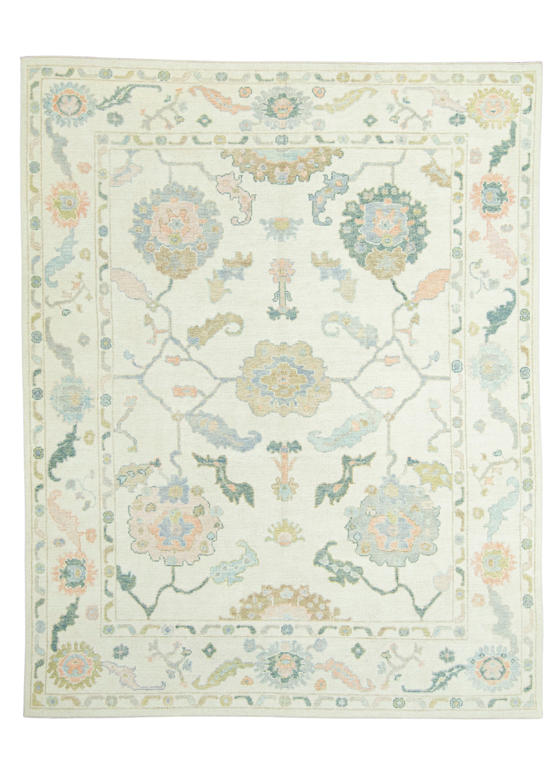 Turkish Oushak Rug 8'5" x 10'7" #22217