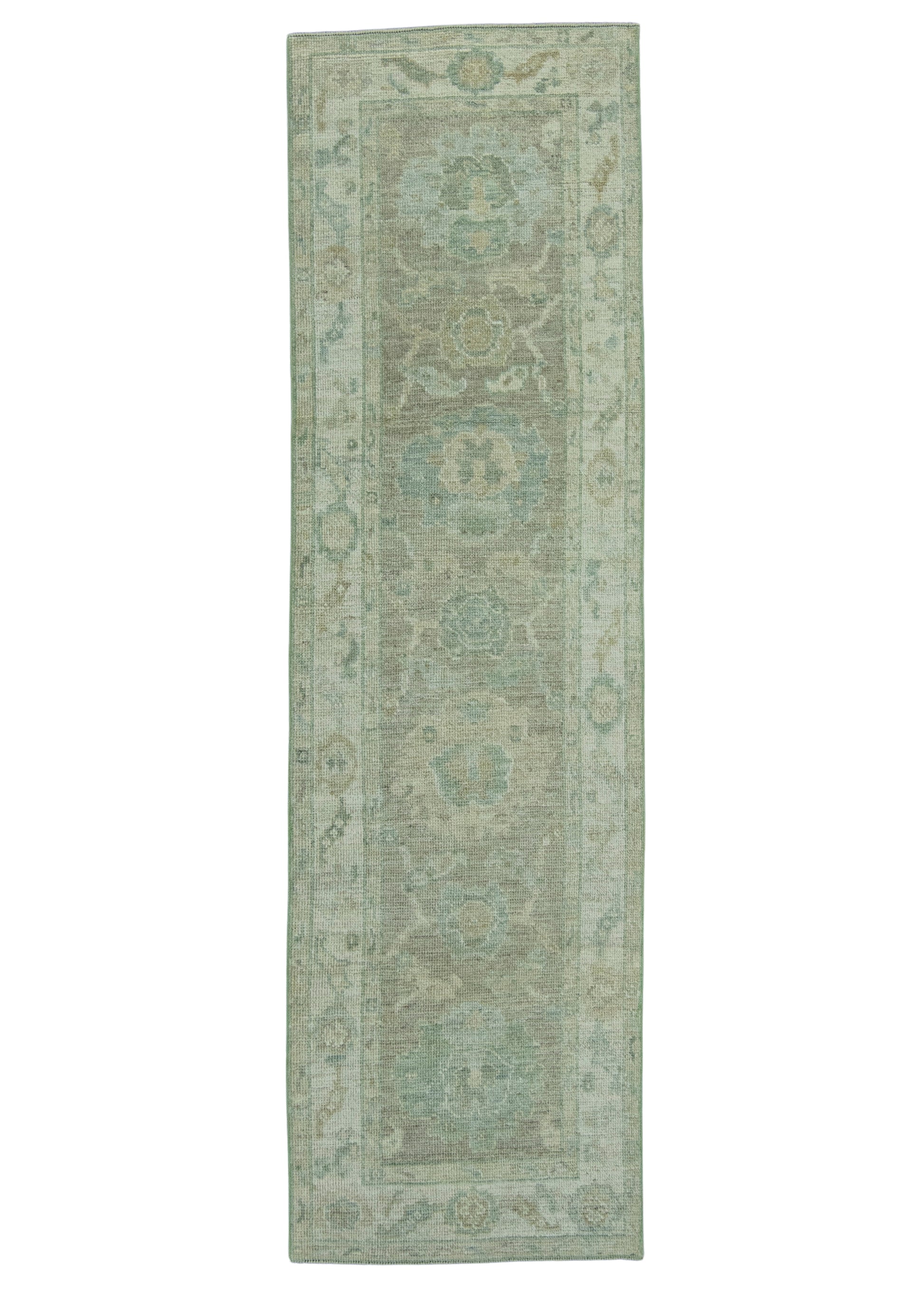 Turkish Oushak Rug 2'6" x 8'7" #19319
