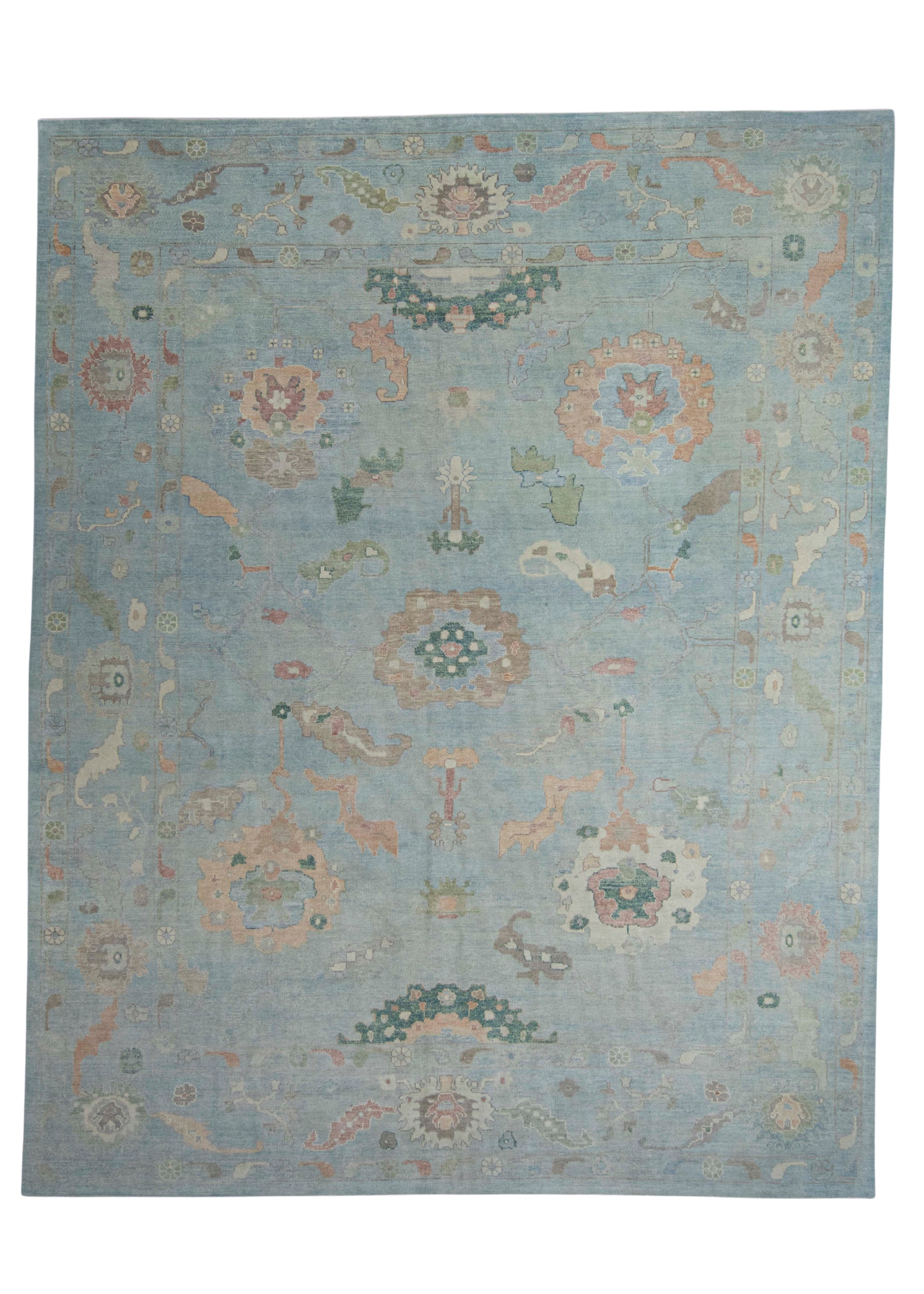 Turkish Oushak Rug 12'3" x 15'5" #20404