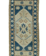 Turkish Mini Rug Oriental Hand Knotted Vintage Rug 1'9" x 3'8" #16518