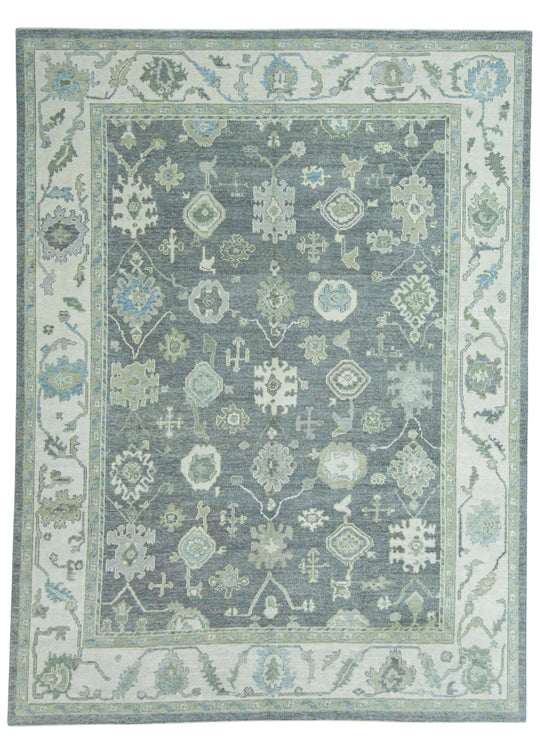 Turkish Oushak Rug 9'2" x 12'3" #19208