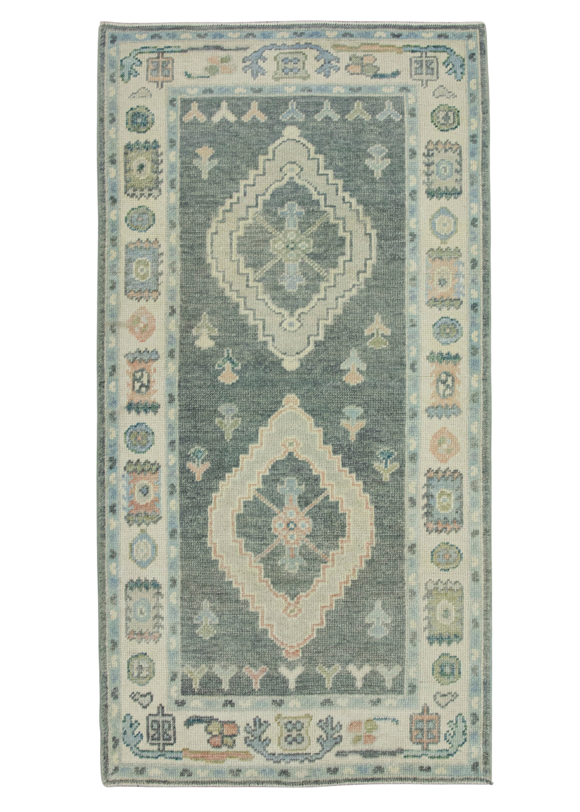 Turkish Oushak Rug 3'1"x 5'11" #19503