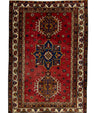 Oriental Handmade Vintage Rug 3'8" x 5'3" #21484