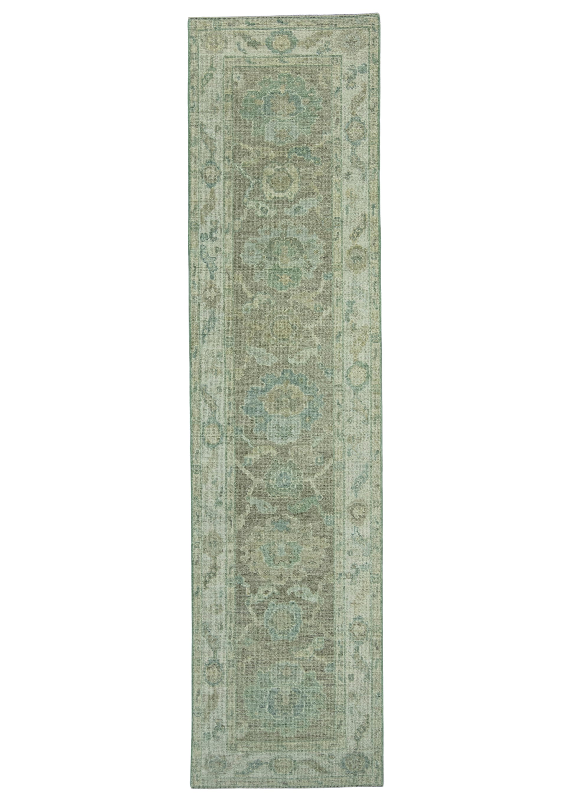 Turkish Oushak Rug 2'6" x 10' #19285