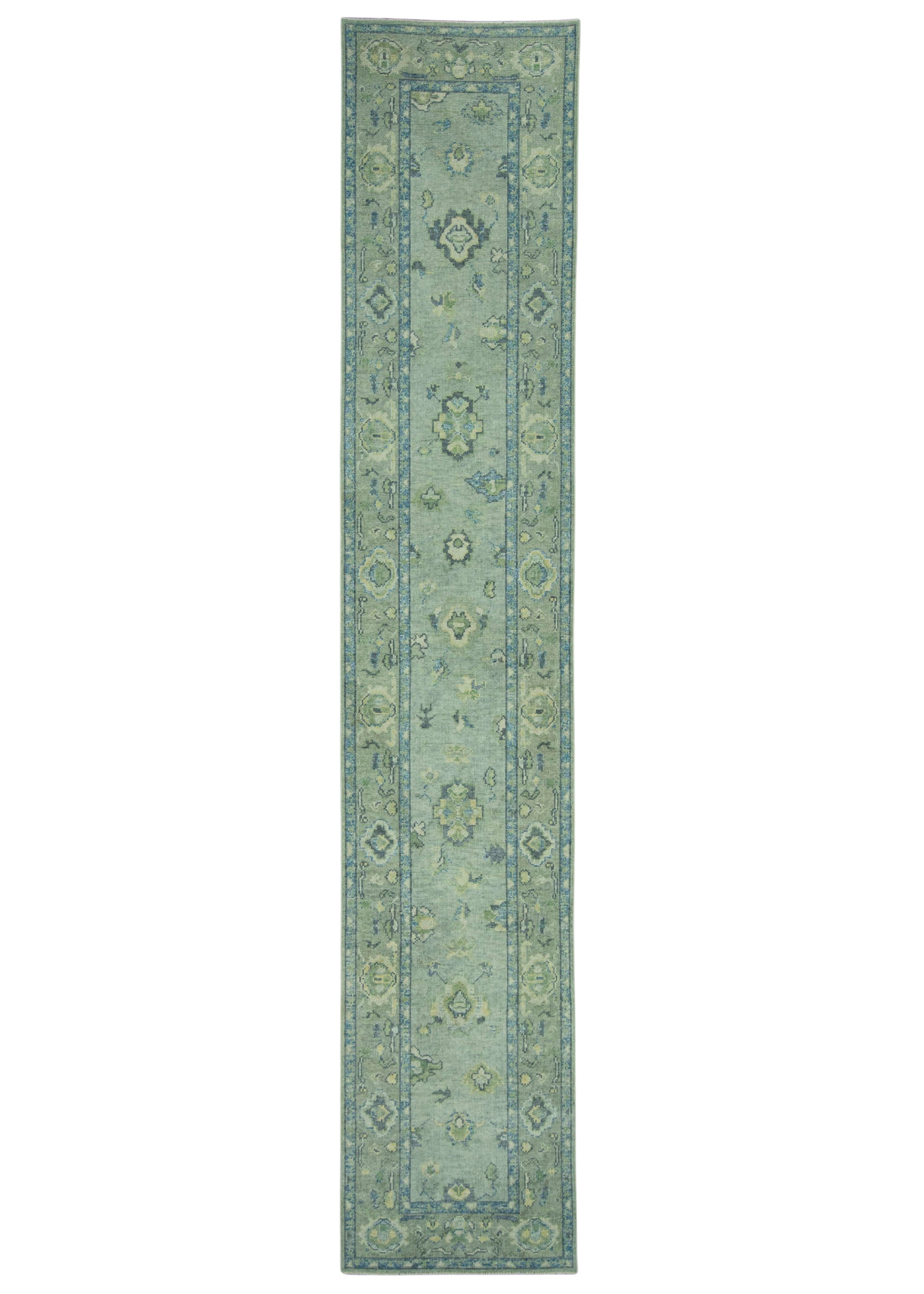 Turkish Oushak Rug 2'10" x 14'8" #19189
